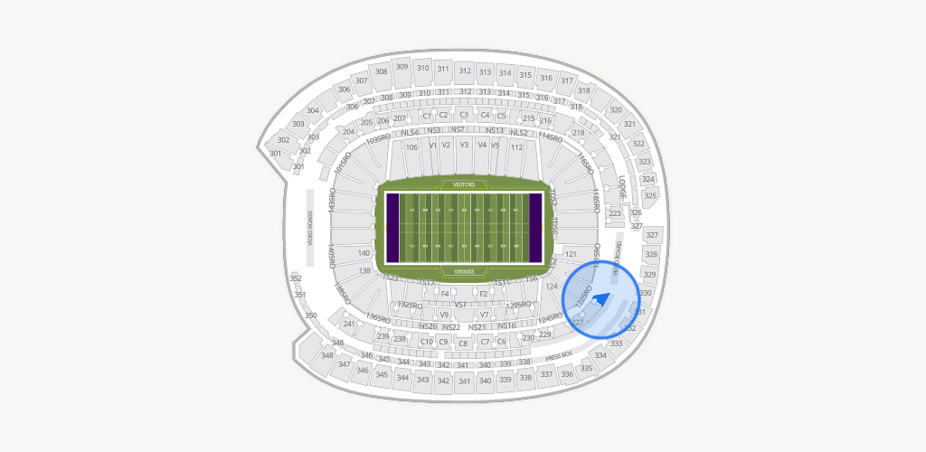 U.S. Bank Stadium Seating Chart