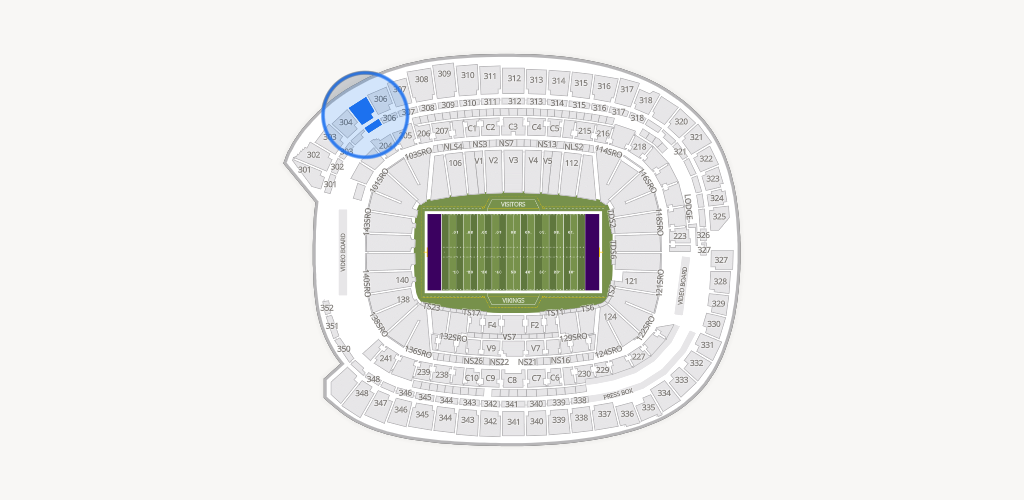 U.S. Bank Stadium Seating Chart