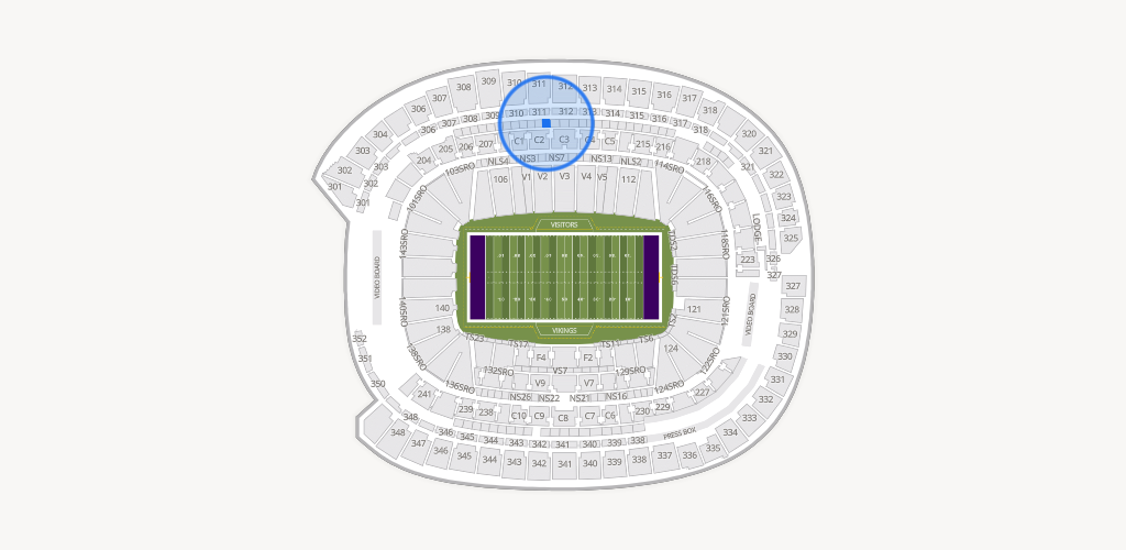 U.S. Bank Stadium Seating Chart