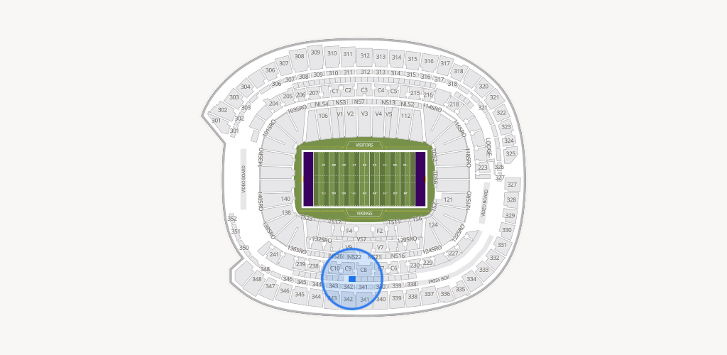 U.S. Bank Stadium Seating Chart