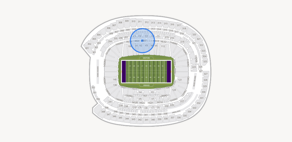U.S. Bank Stadium Seating Chart