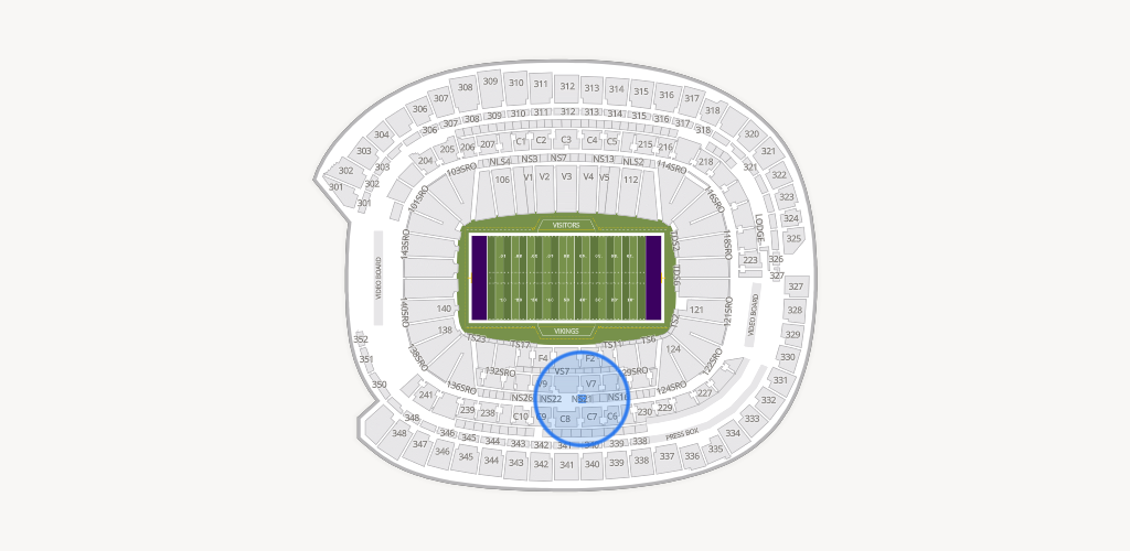 U.S. Bank Stadium Seating Chart