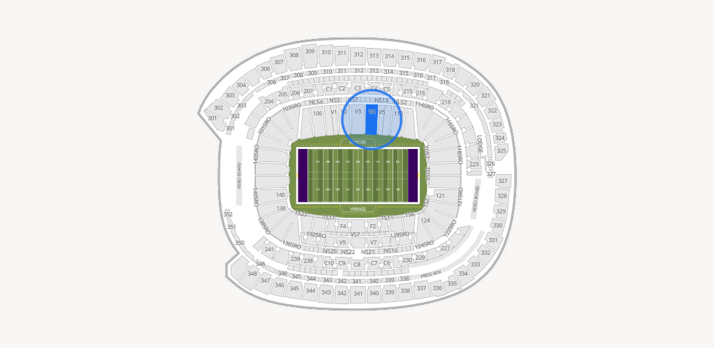 U.S. Bank Stadium Seating Chart