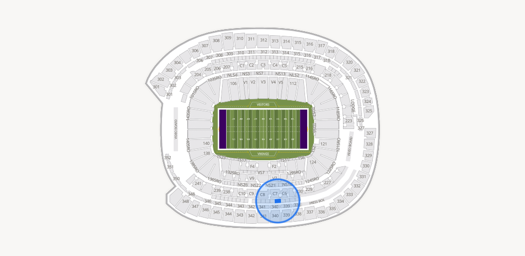 U.S. Bank Stadium Seating Chart