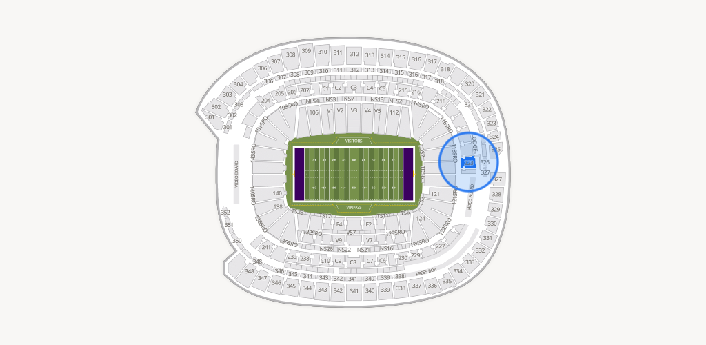 U.S. Bank Stadium Seating Chart