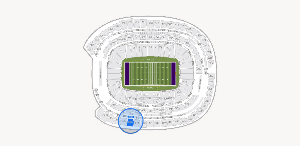 U.S. Bank Stadium Seating Chart