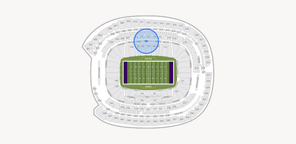 U.S. Bank Stadium Seating Chart