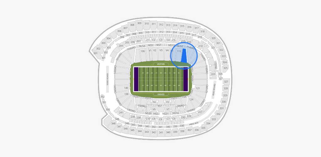 U.S. Bank Stadium Seating Chart