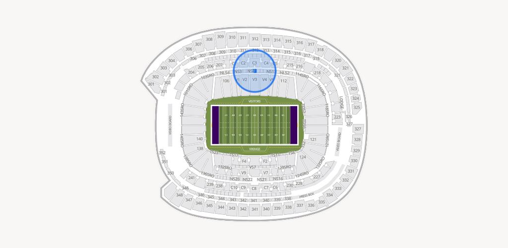 U.S. Bank Stadium Seating Chart