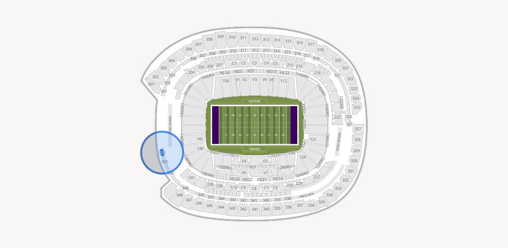 U.S. Bank Stadium Seating Chart