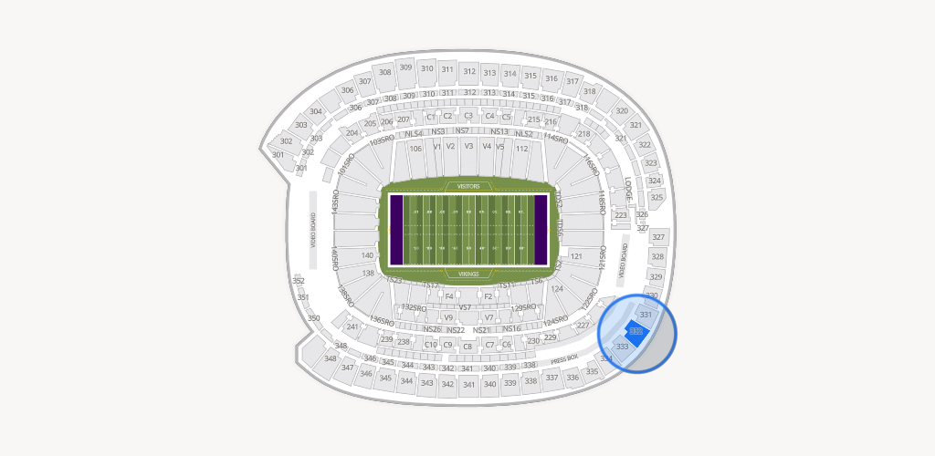 U.S. Bank Stadium Seating Chart