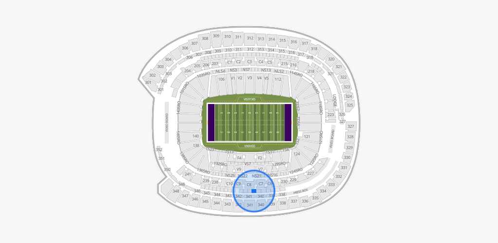 U.S. Bank Stadium Seating Chart