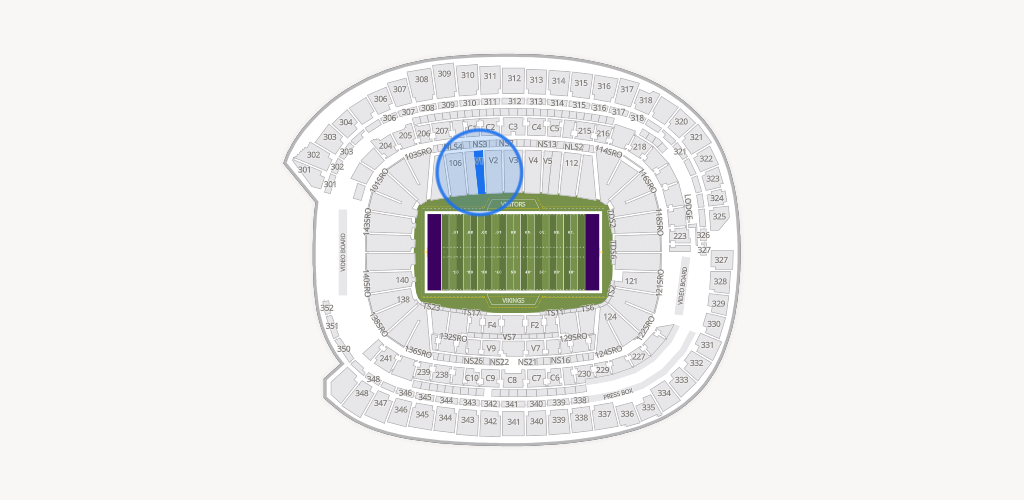U.S. Bank Stadium Seating Chart