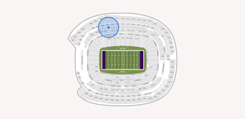 U.S. Bank Stadium Seating Chart