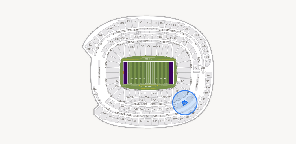 U.S. Bank Stadium Seating Chart