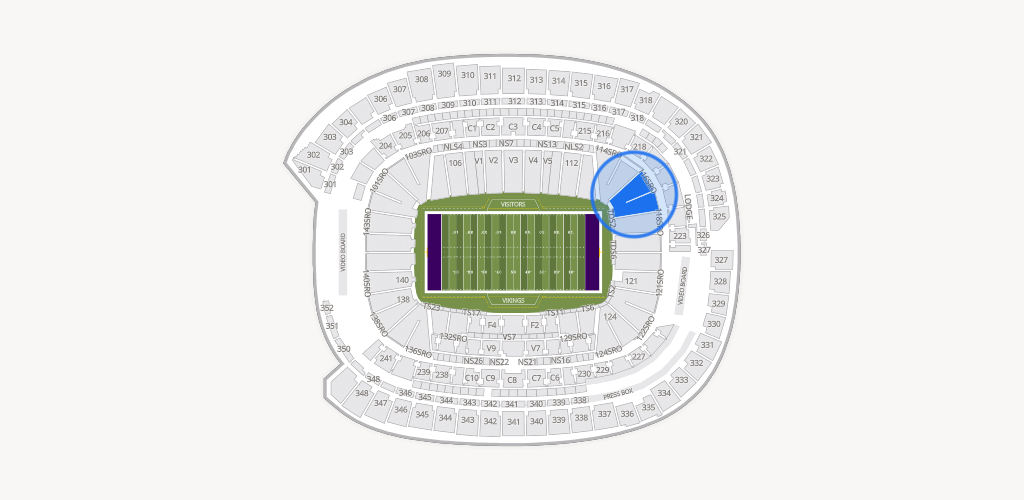 U.S. Bank Stadium Seating Chart