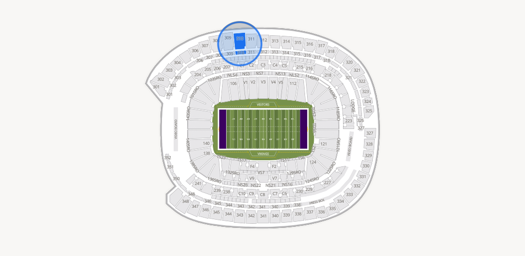 U.S. Bank Stadium Seating Chart