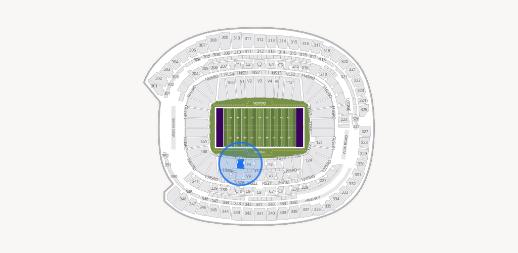 U.S. Bank Stadium Seating Chart