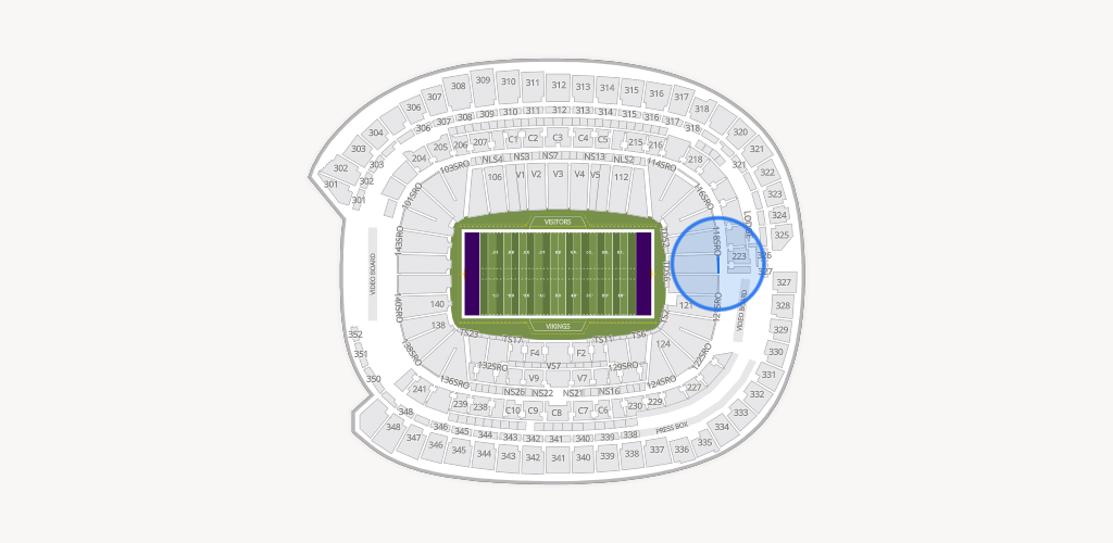 U.S. Bank Stadium Seating Chart