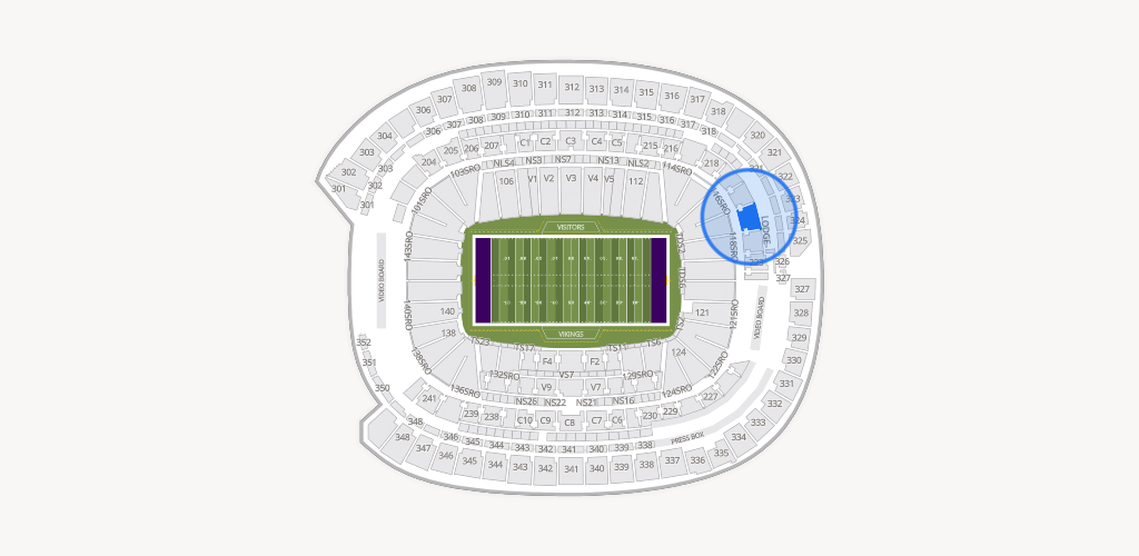 U.S. Bank Stadium Seating Chart
