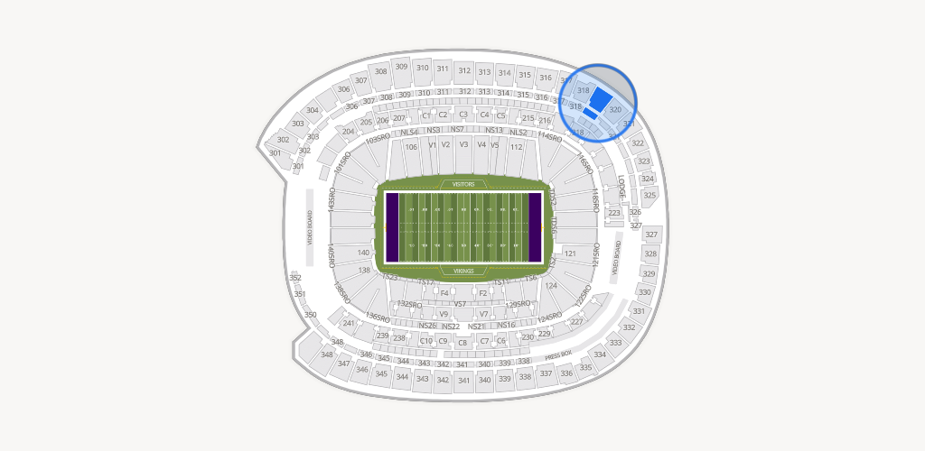 U.S. Bank Stadium Seating Chart