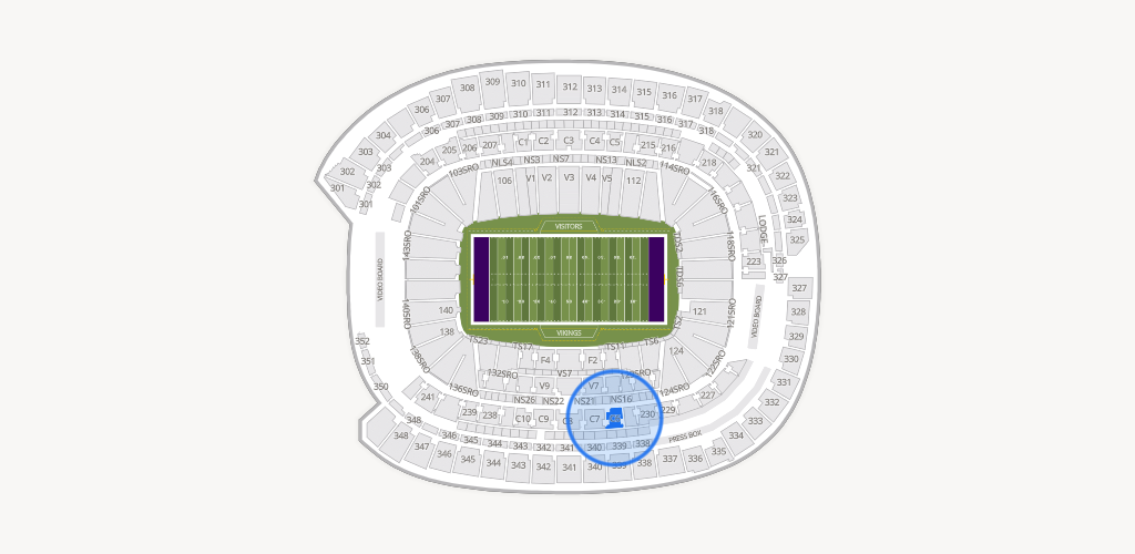 U.S. Bank Stadium Seating Chart