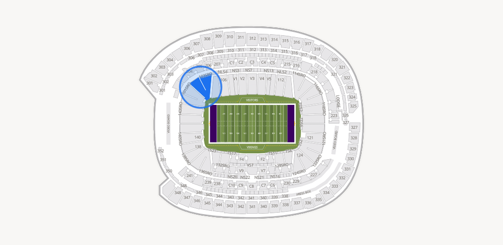 U.S. Bank Stadium Seating Chart