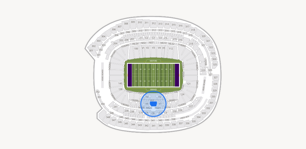 U.S. Bank Stadium Seating Chart