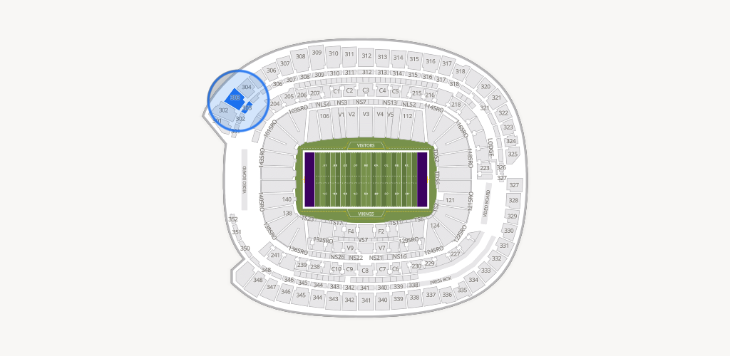 U.S. Bank Stadium Seating Chart