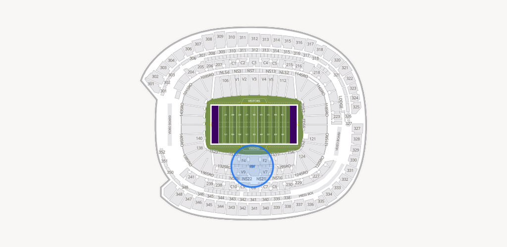 U.S. Bank Stadium Seating Chart