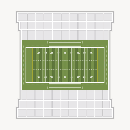 Broadview Stadium seating chart