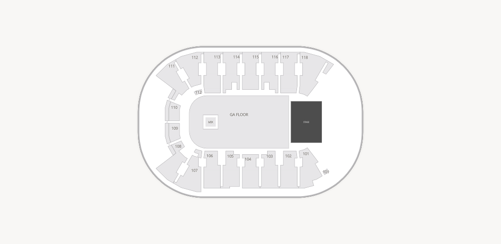 UBC - Doug Mitchell Thunderbird Sports Centre Seating Chart