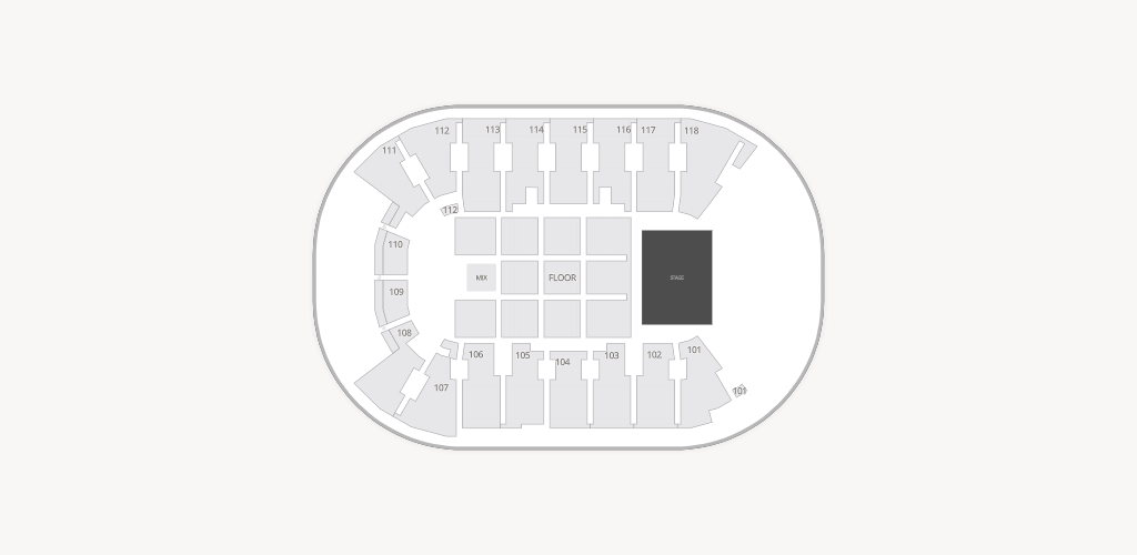 UBC - Doug Mitchell Thunderbird Sports Centre Seating Chart