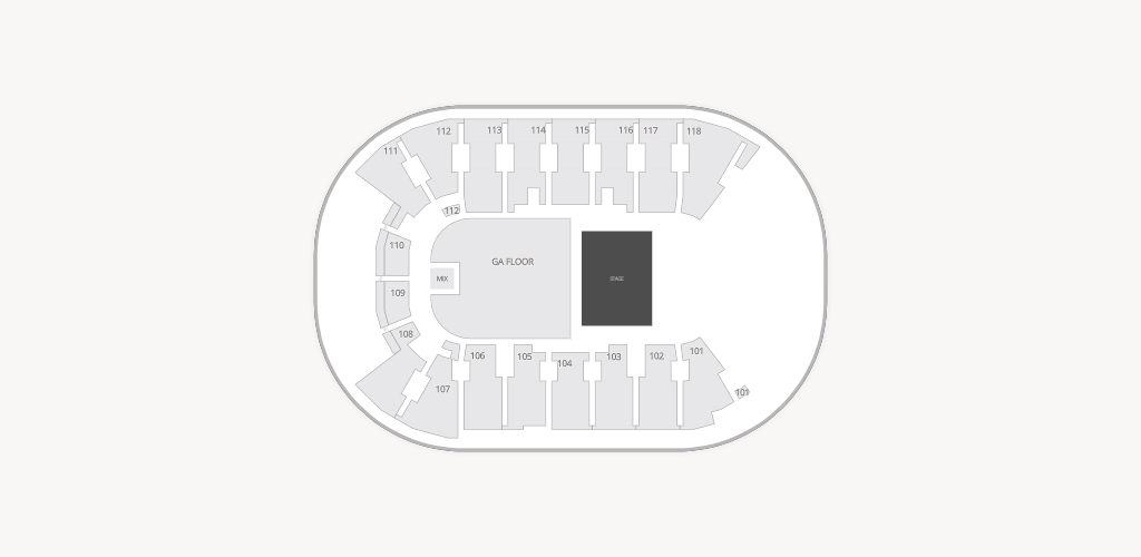 UBC - Doug Mitchell Thunderbird Sports Centre Seating Chart