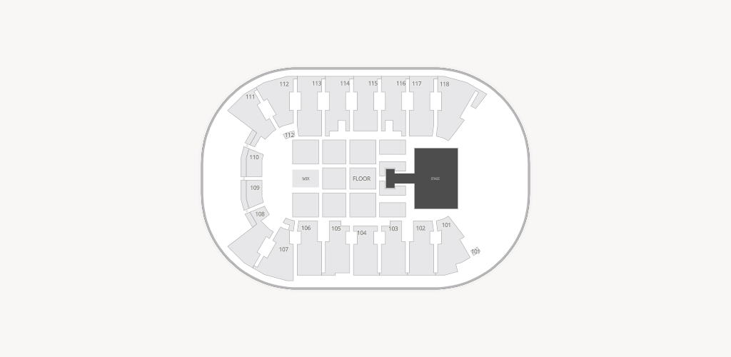 UBC - Doug Mitchell Thunderbird Sports Centre Seating Chart