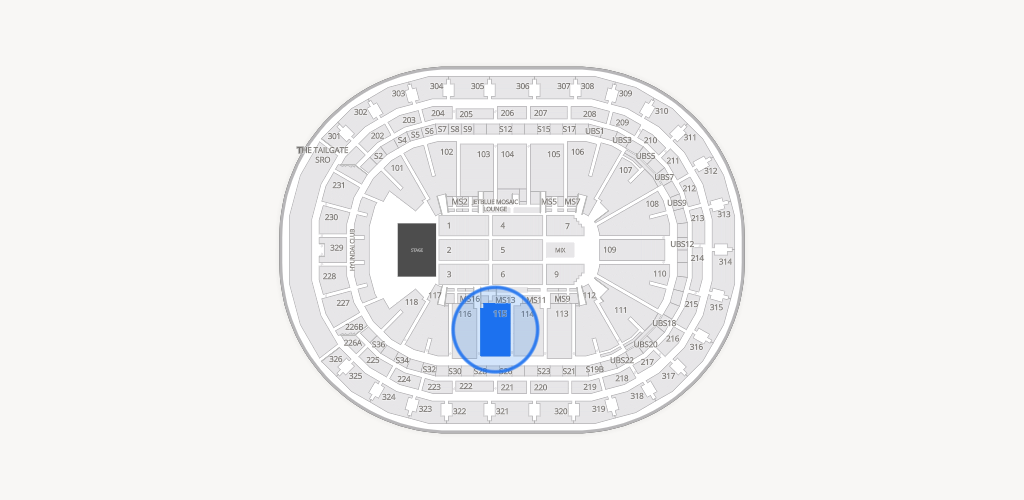 UBS Arena Seating Chart