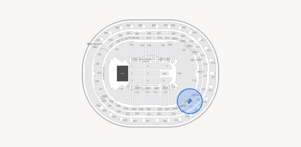 UBS Arena Seating Chart