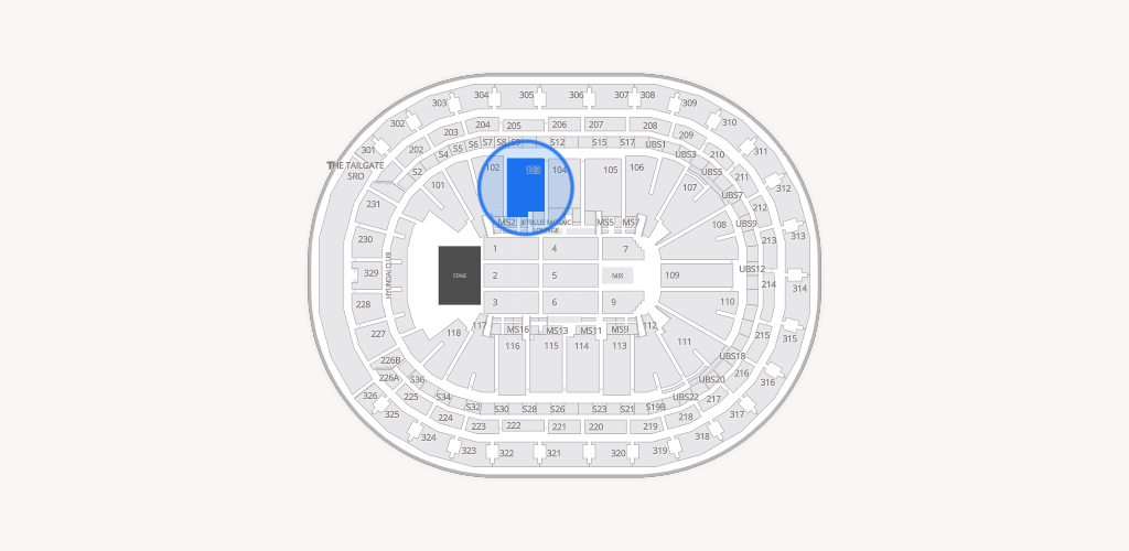 UBS Arena Seating Chart