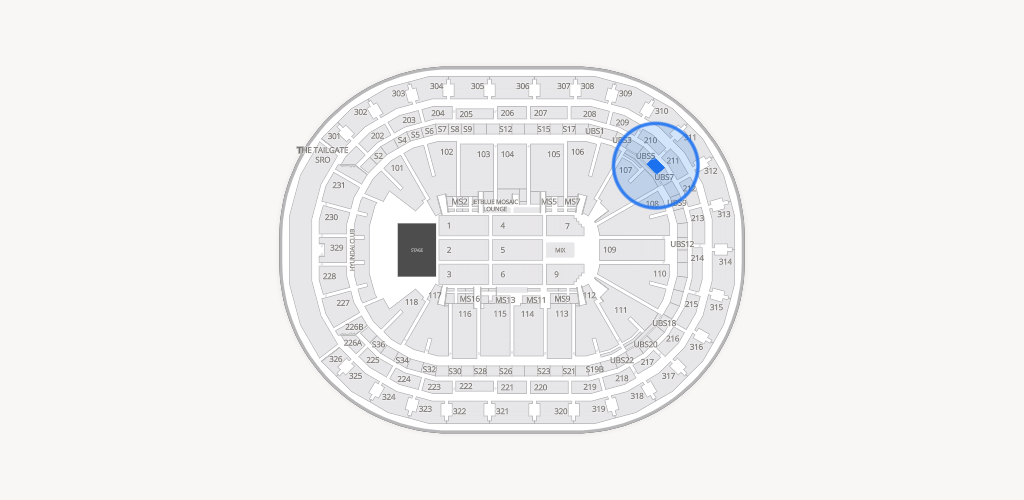 UBS Arena Seating Chart
