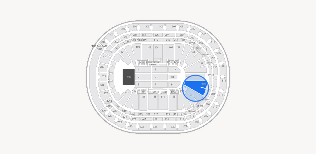 UBS Arena Seating Chart