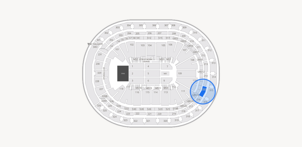 UBS Arena Seating Chart