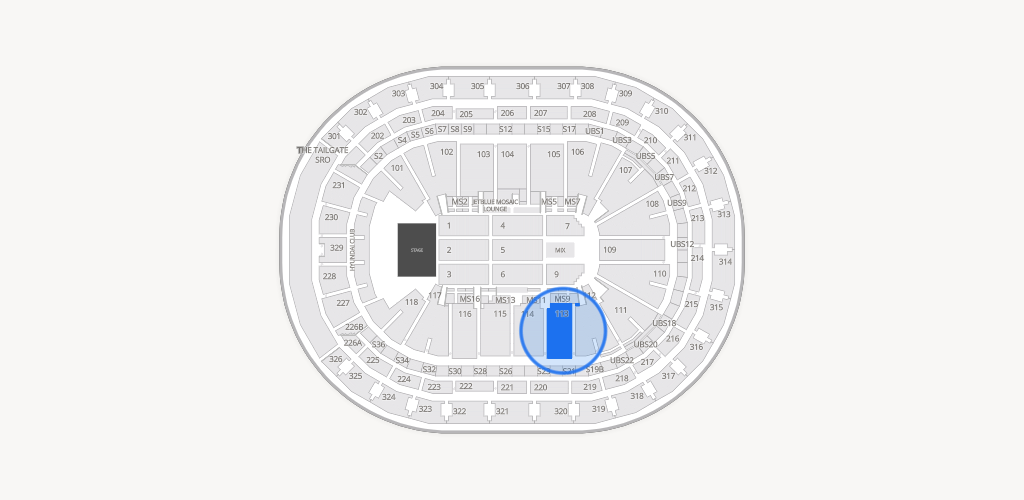 UBS Arena Seating Chart