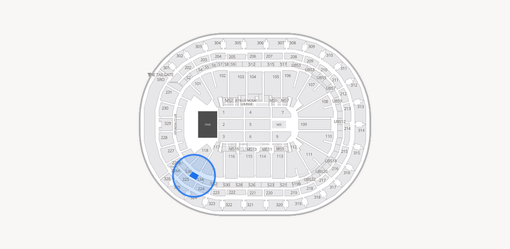 UBS Arena Seating Chart