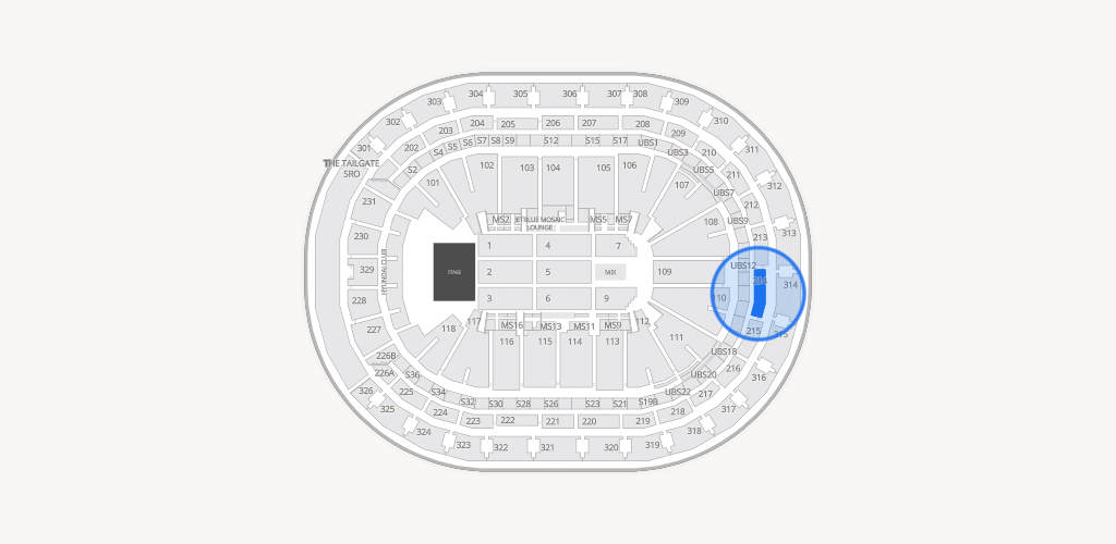 UBS Arena Seating Chart
