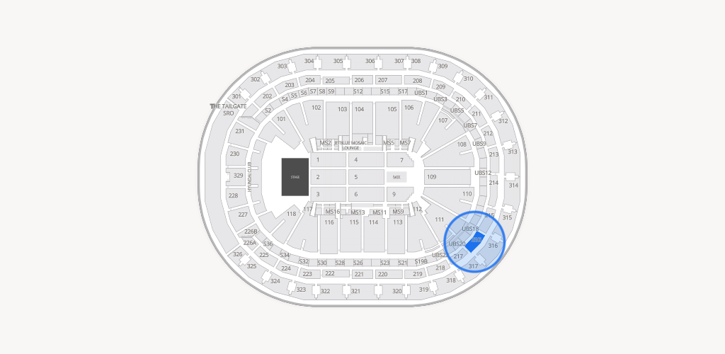 UBS Arena Seating Chart