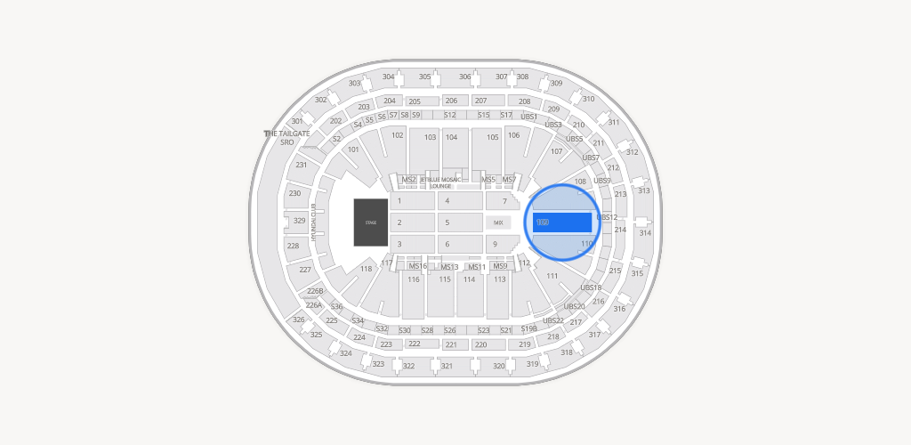 UBS Arena Seating Chart