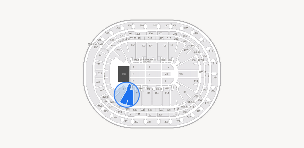 UBS Arena Seating Chart