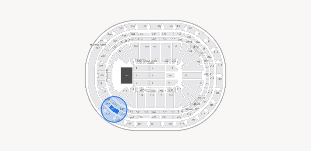 UBS Arena Seating Chart