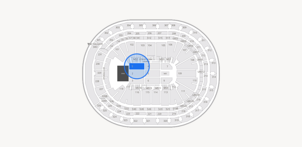UBS Arena Seating Chart