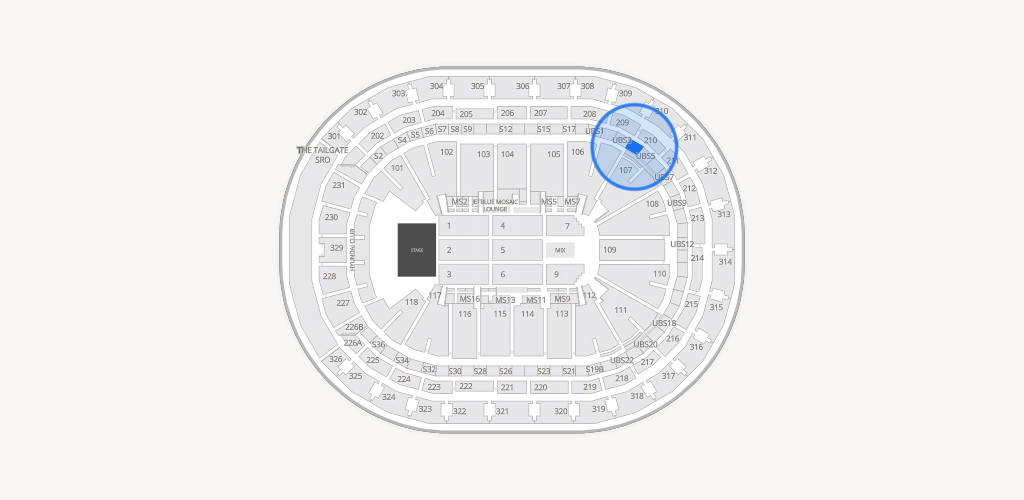 UBS Arena Seating Chart